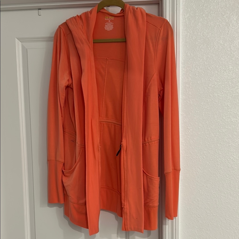 Orange Hooded Jacket
